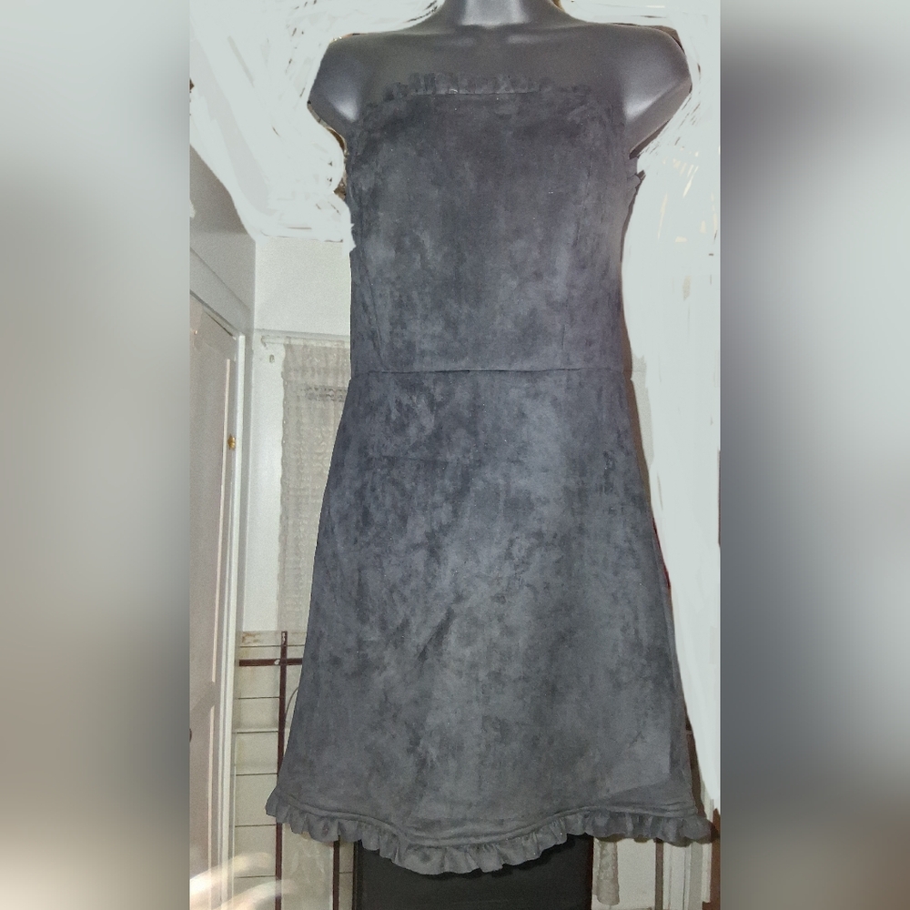 She + Sky Charcoal Mini Dress
